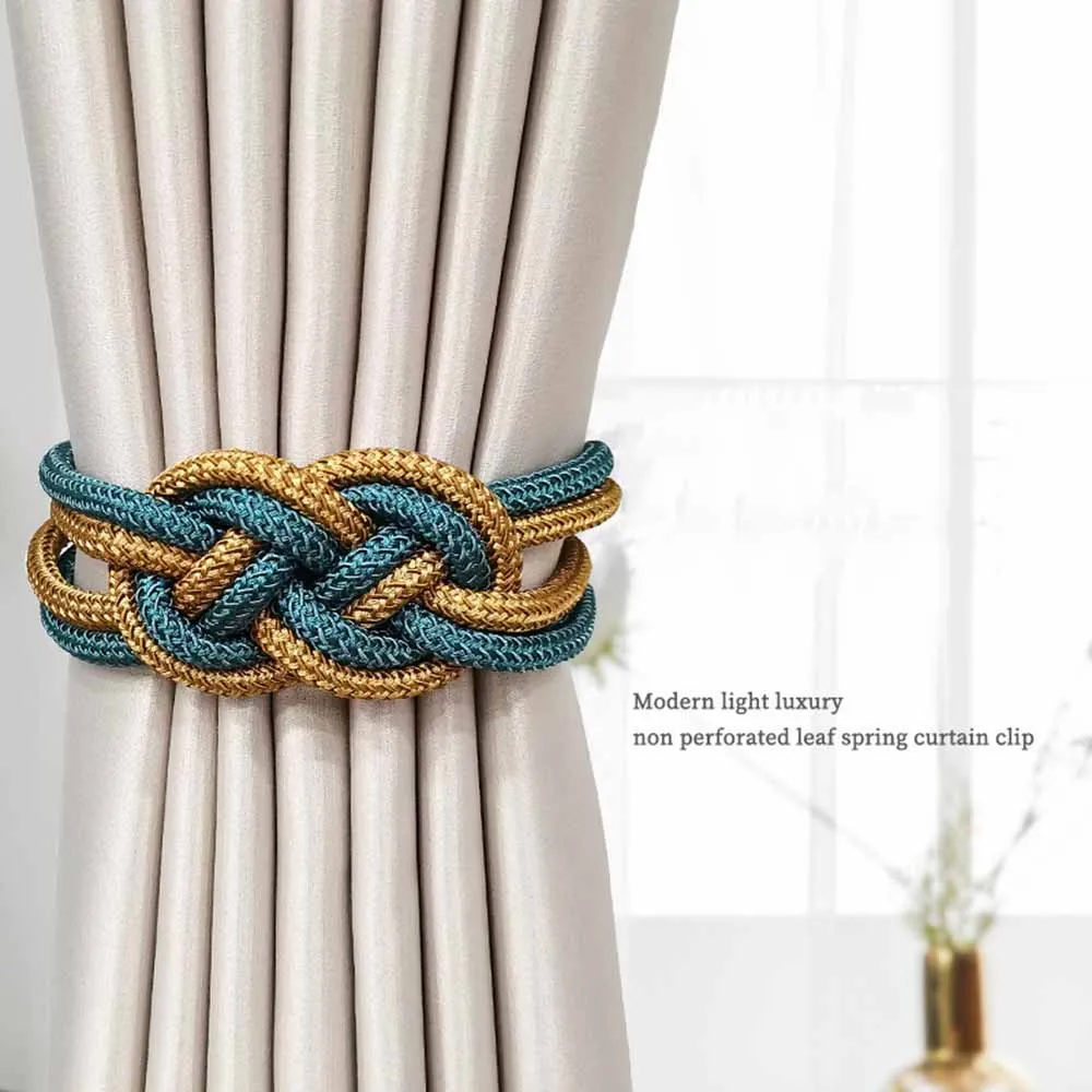

Magnetic Curtain Tiebacks Holder Accessories Cortinas Holdbacks Window Drape Buckle Clips Rope Curtains Accessory Clasp