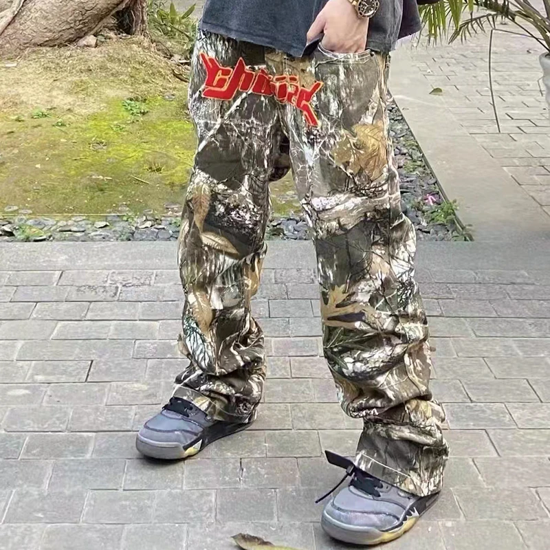 Mens Casual Trousers Pacthwork Pockets Striaght Oversized Loose Track Pants Letter Towel Embroidery Leopard Streetwear
Mens Casual Trousers Pacthwork Pockets Striaght Oversized Loose Track Pants Letter Towel Embroidery Leopard Streetwear