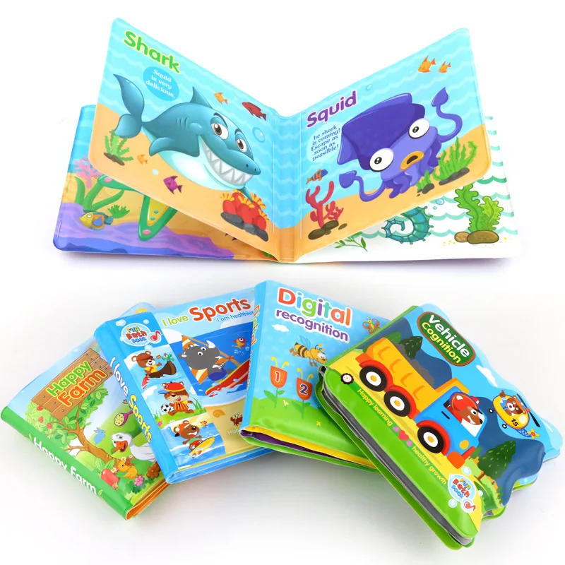 Baby EVA Waterproof Bath Toy Book Soft Tear-resistant Cartoon Cloth Book Early Education Educational Toy Books for Kids
Baby EVA Waterproof Bath Toy Book Soft Tear-resistant Cartoon Cloth Book Early Education Educational Toy Books for Kids