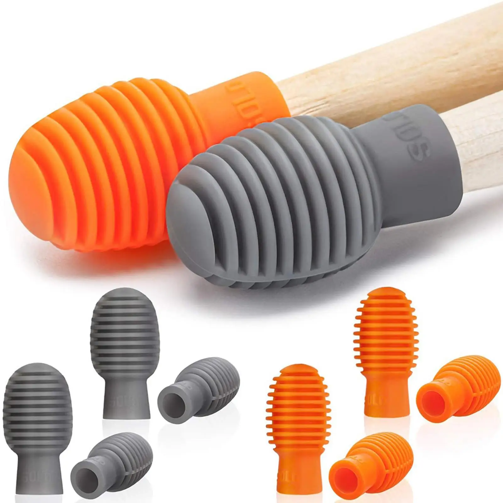 4xSilicone Drum Rubber Sleeve Musical Instruments Percussion Accessory Part 
4xSilicone Drum Rubber Sleeve Musical Instruments Percussion Accessory Part