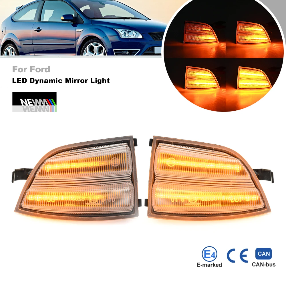 For Ford Focus ST Pre-LCI 2005-2007 MK2 Ghia CC C-Max Led Turn Signal Light Dynamic Side Wing Rearview Mirror Sequential Lamps
For Ford Focus ST Pre-LCI 2005-2007 MK2 Ghia CC C-Max Led Turn Signal Light Dynamic Side Wing Rearview Mirror Sequential Lamps
