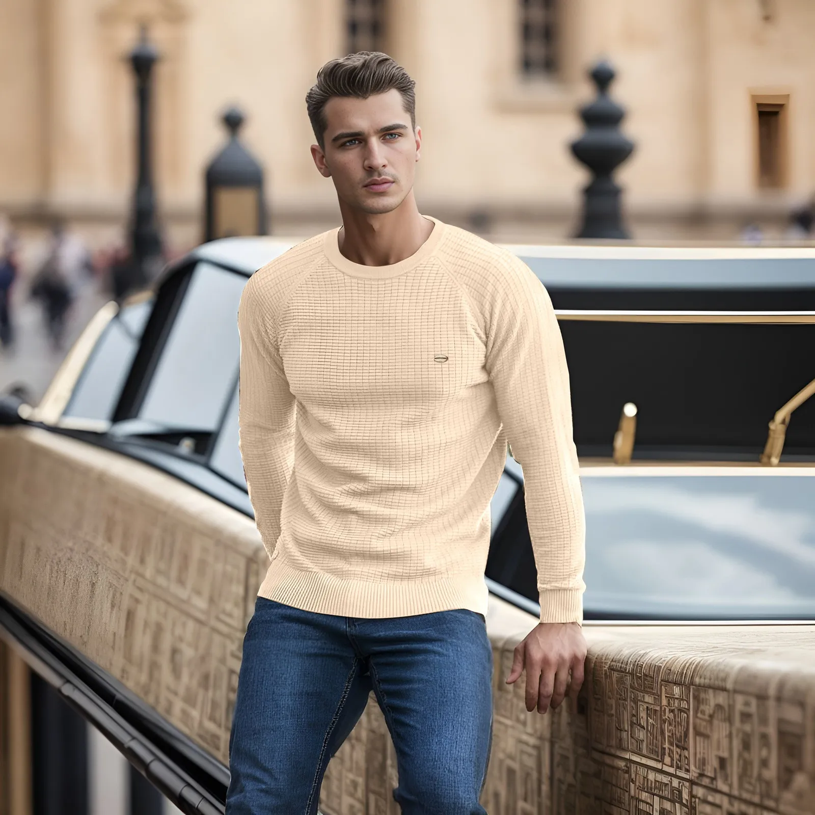 Мужская Водолазка с длинным рукавом, однотонная трикотажная водолазка, 2023
Мужская Водолазка с длинным рукавом, однотонная трикотажная водолазка, 2023