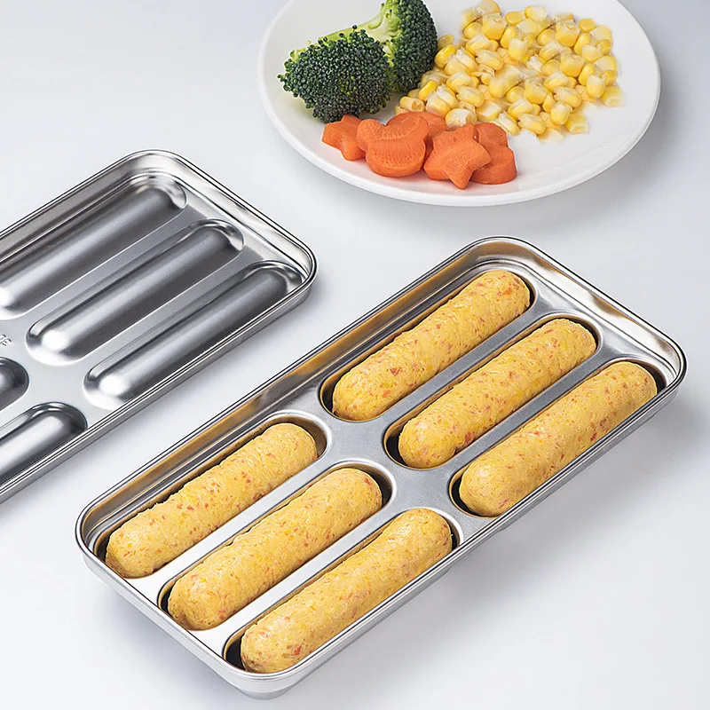 Ham Kitchen Accessories Sausage Mould Baking Accessories and Tools Baby's Homemade Complementary Food 304 Stainless Steel Dining
Ham Kitchen Accessories Sausage Mould Baking Accessories and Tools Baby's Homemade Complementary Food 304 Stainless Steel Dining