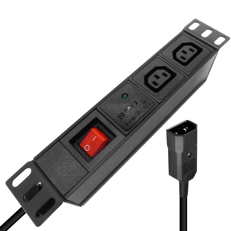 PDU Cabinet Power Socket IEC C13 Outlets Switch + SPD Surge protection 3500W 2Meters Extension Cable
PDU Cabinet Power Socket IEC C13 Outlets Switch + SPD Surge protection 3500W 2Meters Extension Cable