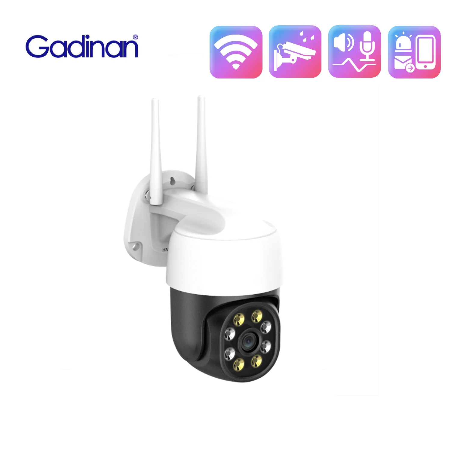 Gadinan 3MP WiFi Smart Home PTZ IP 128G SD Video Surveillance 4X Digital Zoom H.265+ P2P Two Way Audio Motion Detection Camera
Gadinan 3MP WiFi Smart Home PTZ IP 128G SD Video Surveillance 4X Digital Zoom H.265+ P2P Two Way Audio Motion Detection Camera