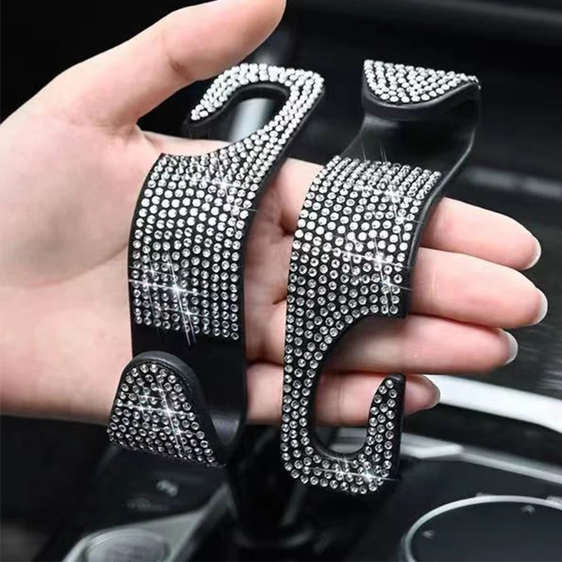Rhinestone Car Seat Back Hook for Auto Back Seat Organizer Hanger Mount Storage Holder Headrest Hook Car Interior Accessories
Rhinestone Car Seat Back Hook for Auto Back Seat Organizer Hanger Mount Storage Holder Headrest Hook Car Interior Accessories