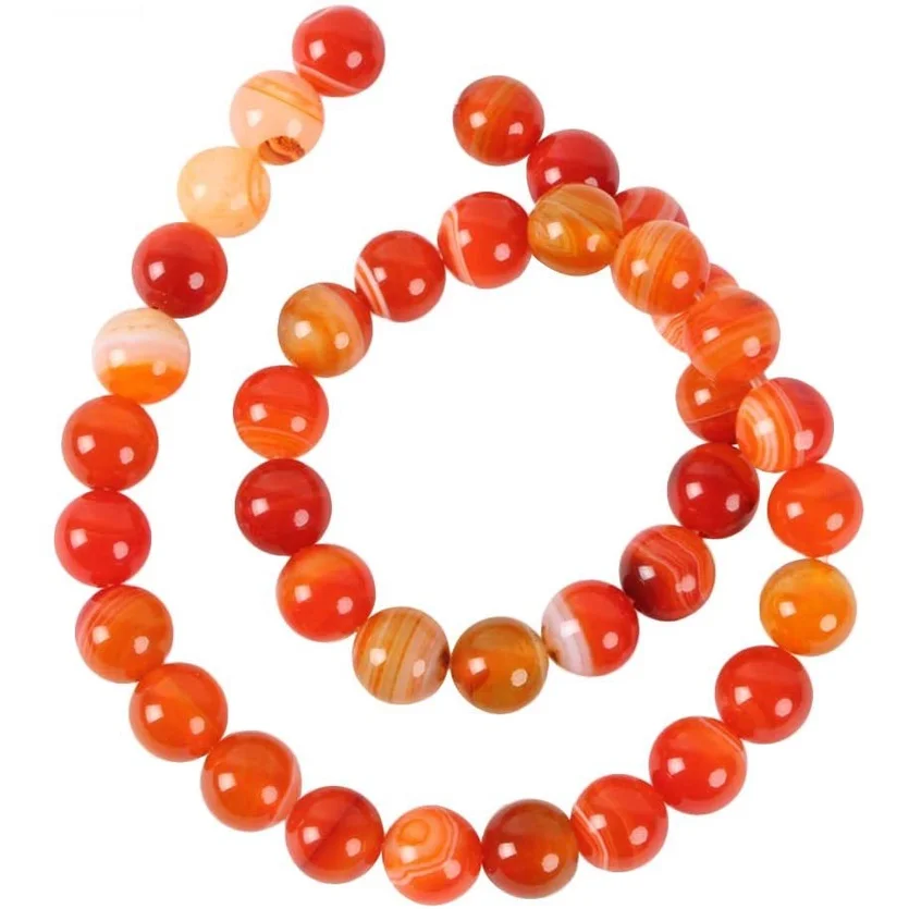 1stand Natural Carnelian Gemstone Beads Round Dyed Loose Beads for Jewelry Making OrangeRed 10mm
1stand Natural Carnelian Gemstone Beads Round Dyed Loose Beads for Jewelry Making OrangeRed 10mm