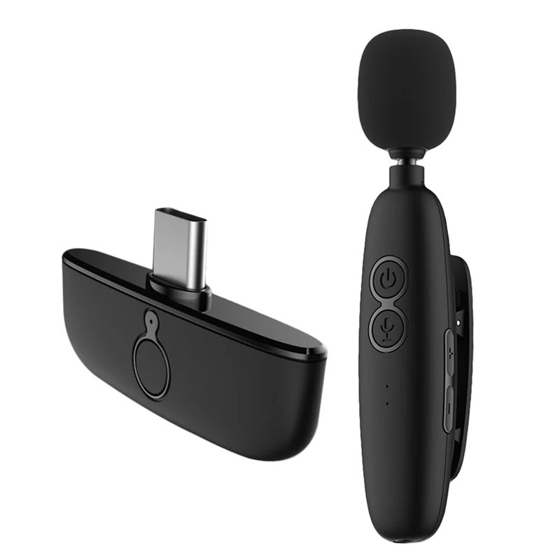 2.4Ghz Wireless Lavalier Microphone Type-C Interface Microphone For Youtube Facebook Live Stream Vlogger
2.4Ghz Wireless Lavalier Microphone Type-C Interface Microphone For Youtube Facebook Live Stream Vlogger