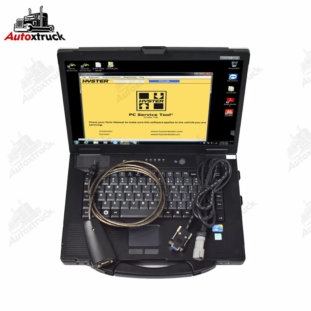 

CF52 Laptop Forklift Yale Hyster PC Servie For hyster parts service Tool Ifak CAN USB Diagnostic Scanner Tools