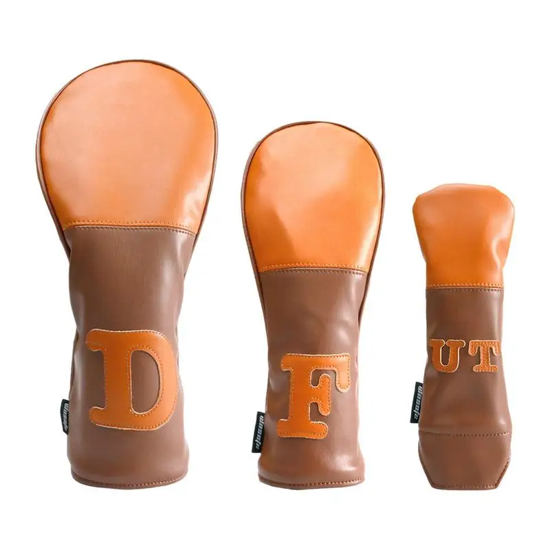 Portable Golf Head Covers Golf Club Iron Head Cover PU Leather Headcover Golf Driver Fairway Woods Cover Golf Accessories
Portable Golf Head Covers Golf Club Iron Head Cover PU Leather Headcover Golf Driver Fairway Woods Cover Golf Accessories