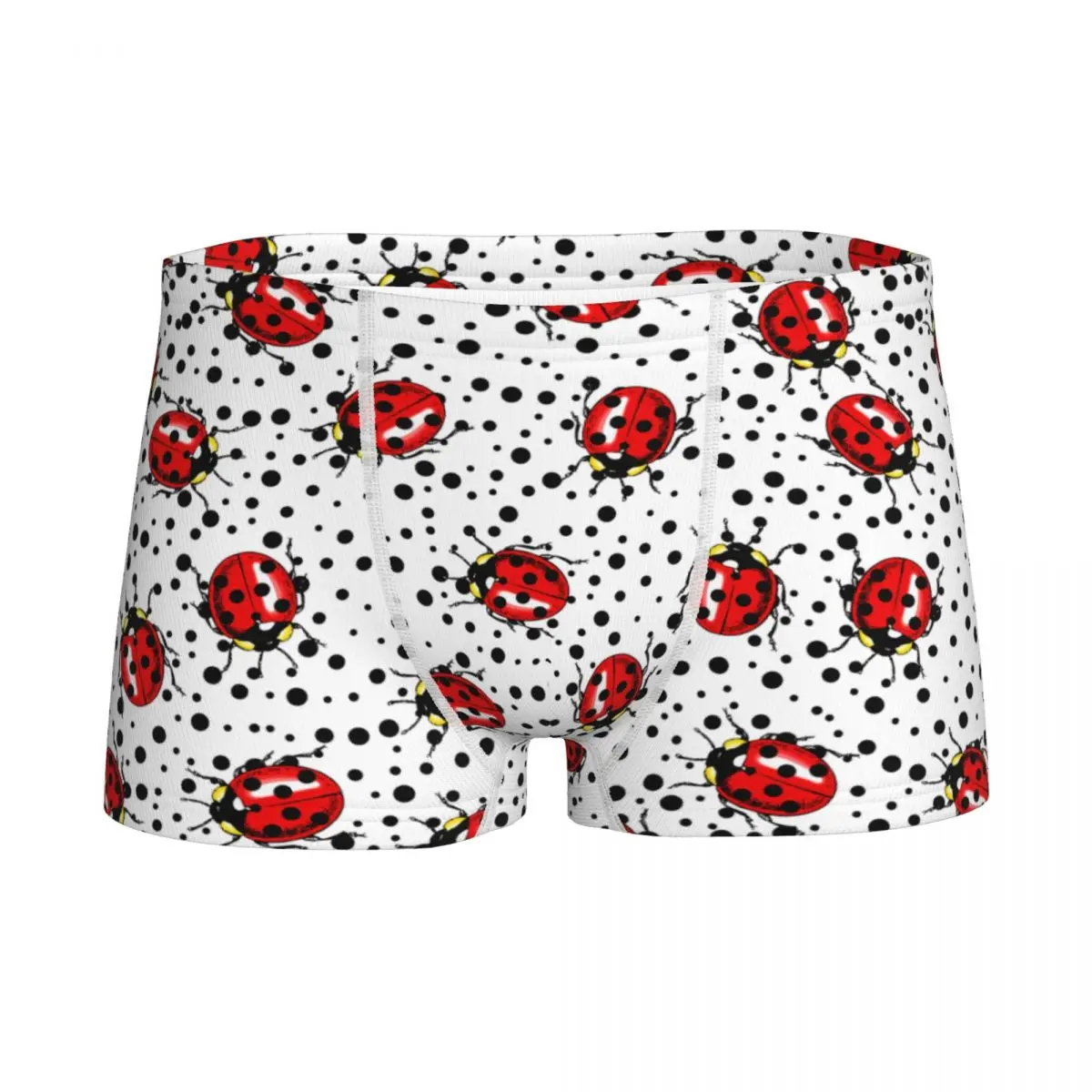 

Man Boys Underwear Ladybug Ladybird Youth Shorts Panties Boxer Shorts Insect Lover Teenage Cotton Underpants