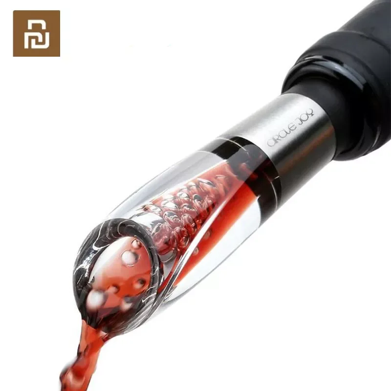 Youpin CIRCLE JOY Stainless Steel Fast Wine Decanter Mini Portable Wine Filter Air Intake Bottle Pourer Aerator For Family / Bar
Youpin CIRCLE JOY Stainless Steel Fast Wine Decanter Mini Portable Wine Filter Air Intake Bottle Pourer Aerator For Family / Bar