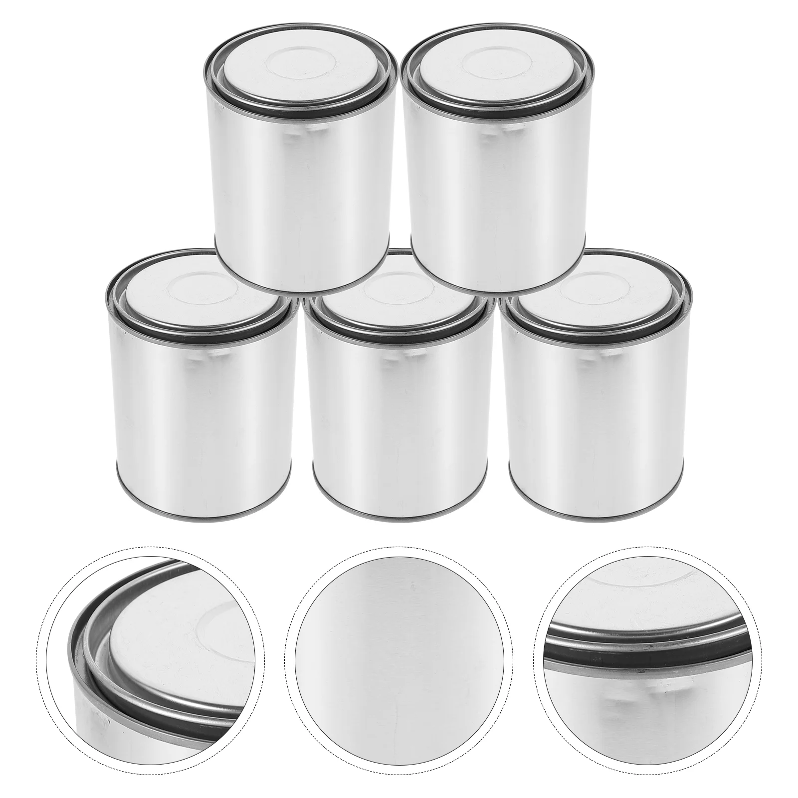 5 Pcs Empty Cans Lids Oil Painting Storage Bucket Pitch Holder Asphalt Iron Painter Supply
5 Pcs Empty Cans Lids Oil Painting Storage Bucket Pitch Holder Asphalt Iron Painter Supply