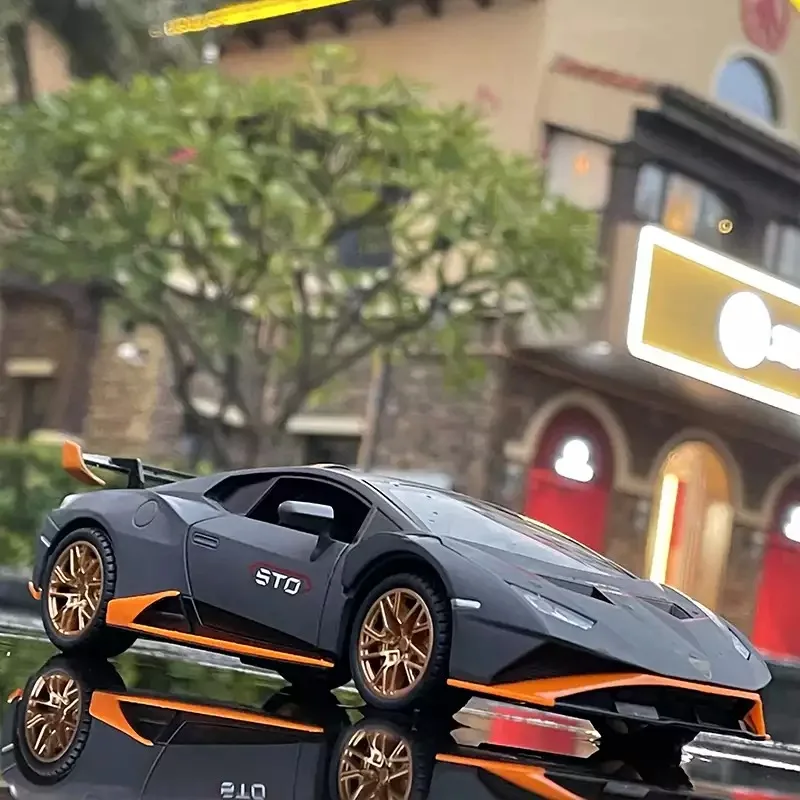 New Product 1: 24 Huracan Sto Alloy Car Model Diecasts Metal Simulation Children’s Acousto-optic Return Force Toy Car Decoratio
New Product 1: 24 Huracan Sto Alloy Car Model Diecasts Metal Simulation Children’s Acousto-optic Return Force Toy Car Decoratio