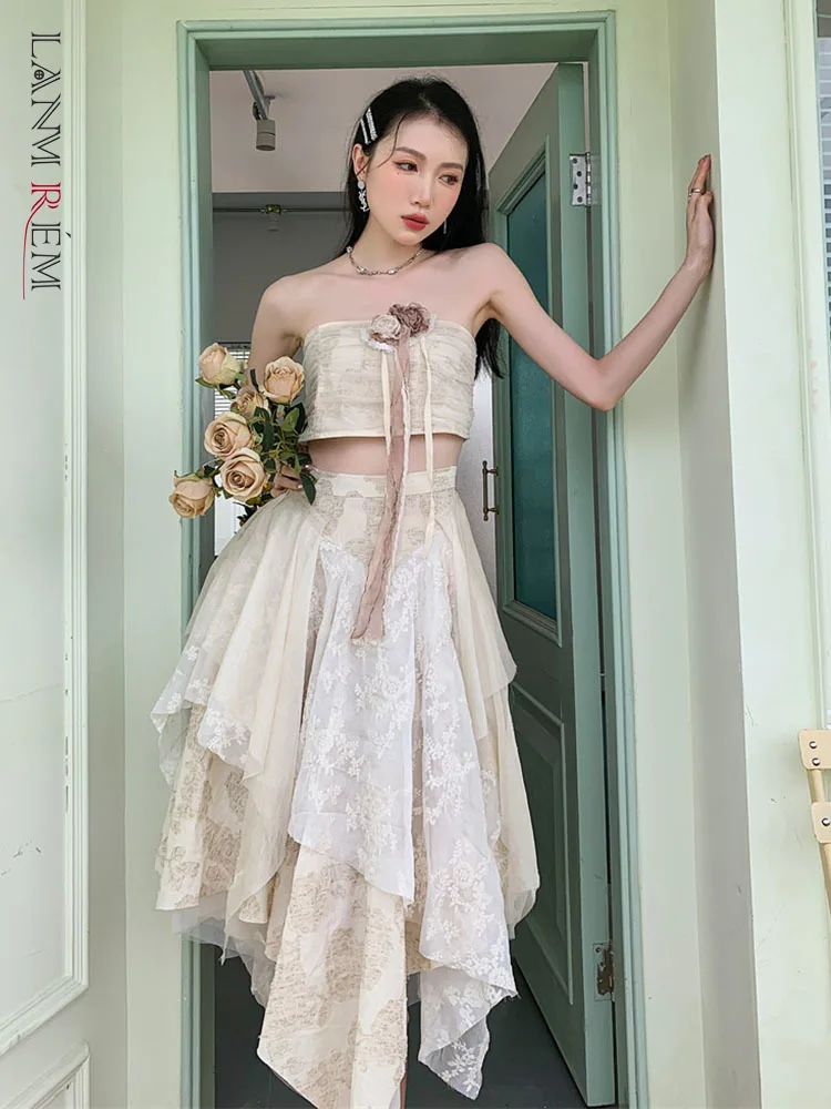 LANMREM Lace Stitching Skirts For Women 2022 Summer Irregular Flower Mesh Layers High Waist Skirt Female Trendy Clothing 2R3044
LANMREM Lace Stitching Skirts For Women 2022 Summer Irregular Flower Mesh Layers High Waist Skirt Female Trendy Clothing 2R3044