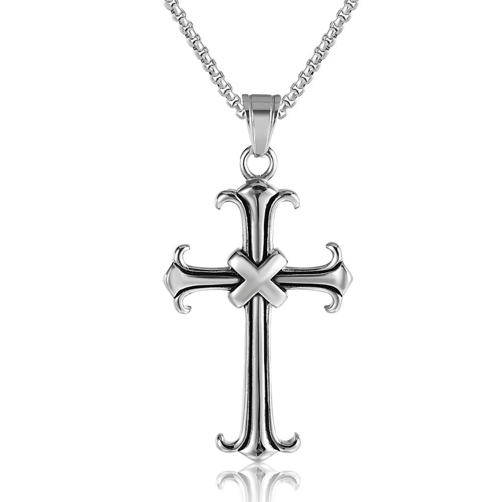 Simple Cross Pendant Fashion Stainless Steel Chain Necklaces Minimalist Jewelry Wholesale Items For Business Free Shipping 2023
Simple Cross Pendant Fashion Stainless Steel Chain Necklaces Minimalist Jewelry Wholesale Items For Business Free Shipping 2023