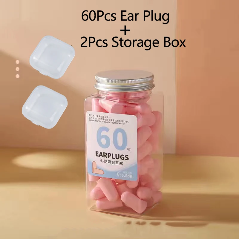 60 шт., мягкие губчатые беруши для сна, 35,5 дБ
60 шт., мягкие губчатые беруши для сна, 35,5 дБ