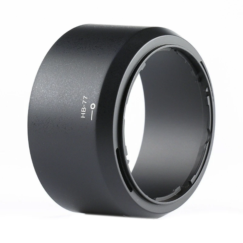 

2023 New B-77 Lens Hood for AF-P DX-NIKKOR 70-300mm f/4.5-6.3G Cameras Sunshade Lens Cover Cap Protector HB77