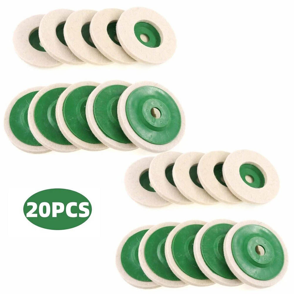 20pcs 4Inch 100mm Wool Polishing Wheel Buffing Pads Round Polish Discs For Stainless Copper Glass Stainless Steel Polishing
20pcs 4Inch 100mm Wool Polishing Wheel Buffing Pads Round Polish Discs For Stainless Copper Glass Stainless Steel Polishing