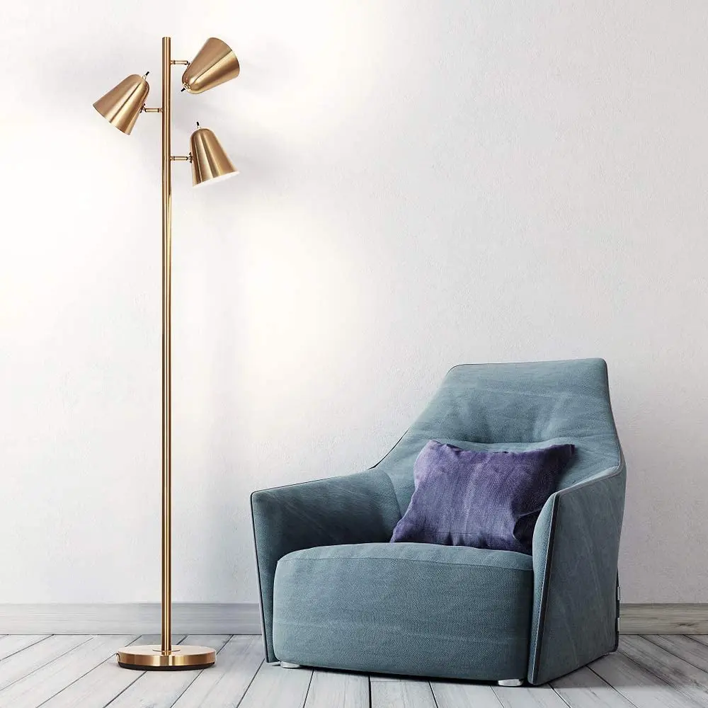 Reading Lamp And Floor Lamp For Living Room And Bedroom, Elegant Classic Three-Light Tree Tall Standing Lamp Without Bulb - Anti
Reading Lamp And Floor Lamp For Living Room And Bedroom, Elegant Classic Three-Light Tree Tall Standing Lamp Without Bulb - Anti