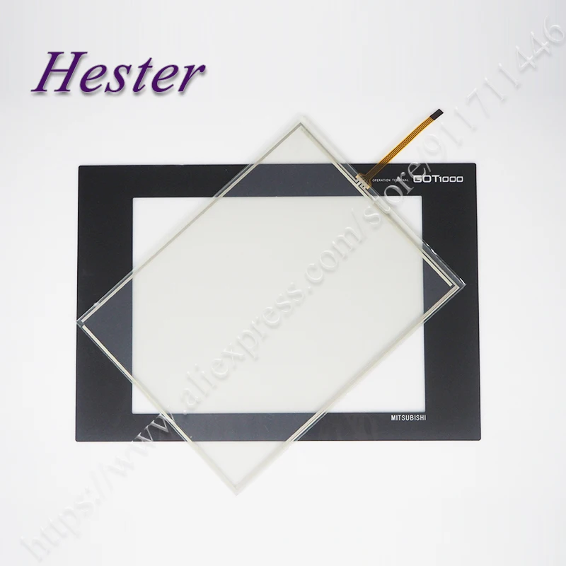 

Touch Screen Digitizer Glass Panel for Mitsubishi GT1275-VNBD GT1275-VNBA GT1275-VNBA-C Touchscreen and Protective Film Overlay