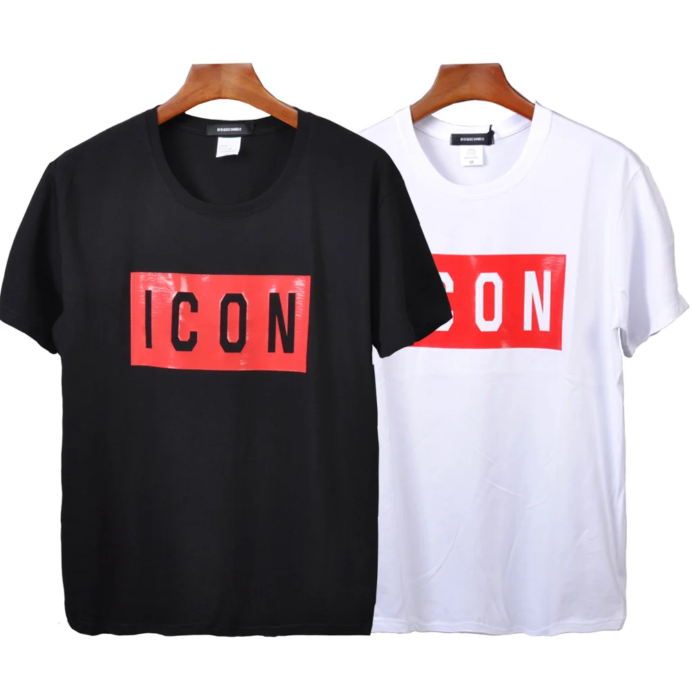 DSQICOND2 Fashion Casual Classic Simple Letter Cotton Couple Unisex DSQ ICON Round Neck Loose Boyfriend Gift T-Shirt DT001-A 
DSQICOND2 Fashion Casual Classic Simple Letter Cotton Couple Unisex DSQ ICON Round Neck Loose Boyfriend Gift T-Shirt DT001-A