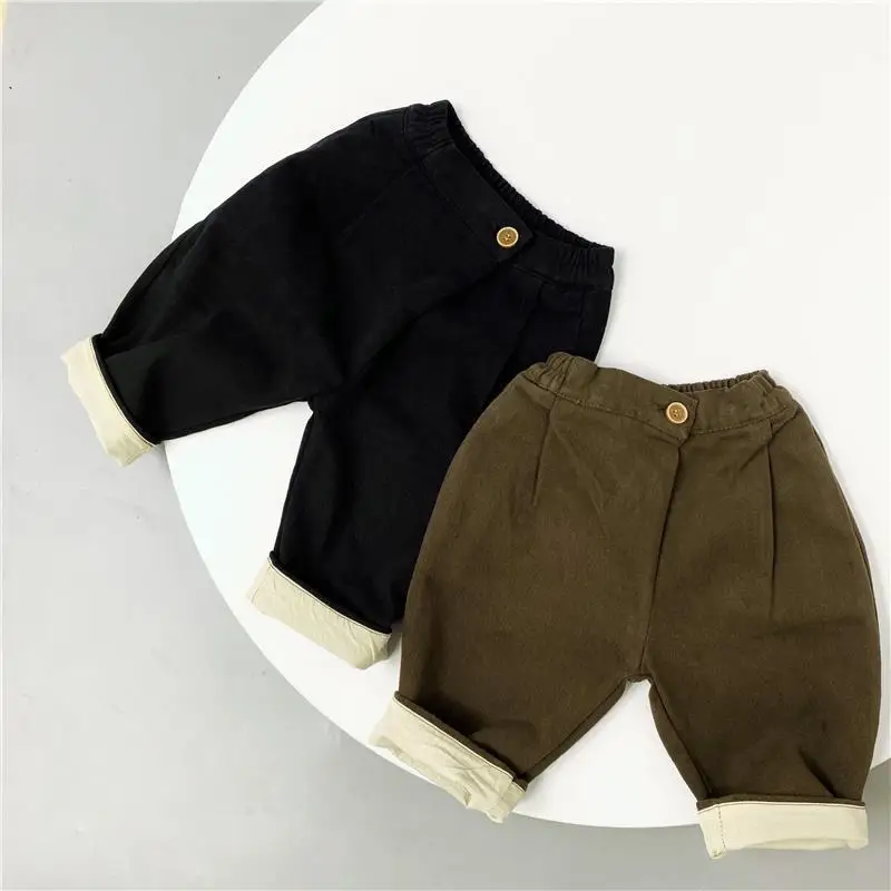 Pants Ankle Length Elastic Waist Loose Solid Cotton New Fashion Comfortable Cute Lovely Simple Spring Auutmn Children Unisex
Pants Ankle Length Elastic Waist Loose Solid Cotton New Fashion Comfortable Cute Lovely Simple Spring Auutmn Children Unisex