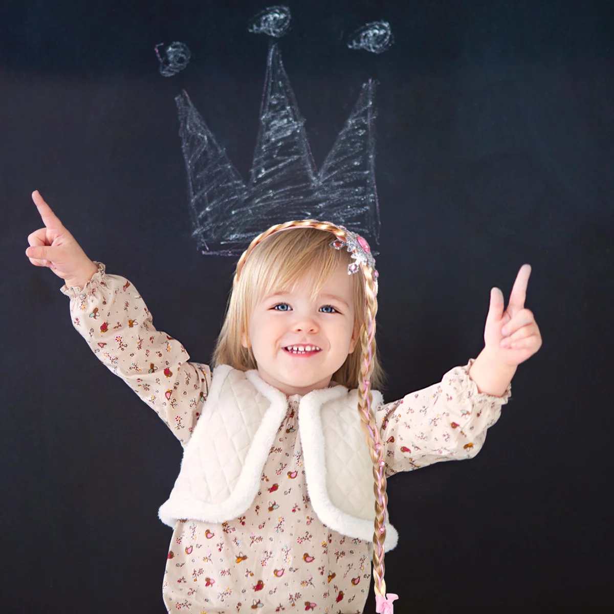 Party Princess Crown Braid Colorful Kids Headbands Hair Accessories Headgear Braided Wigs Fake Long Cosplay Fabric Girls Child
Party Princess Crown Braid Colorful Kids Headbands Hair Accessories Headgear Braided Wigs Fake Long Cosplay Fabric Girls Child
