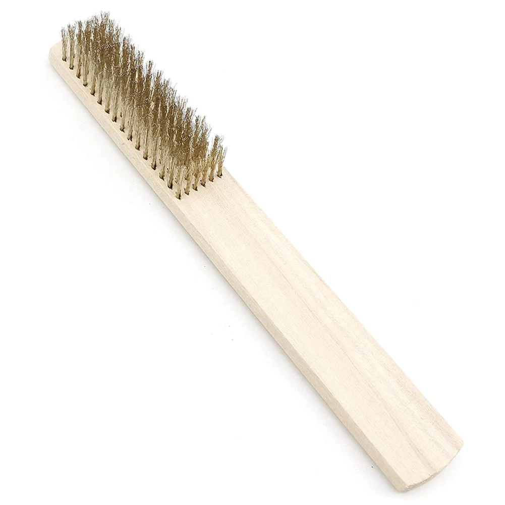 3Pcs Copper Wire Brush Wood Handle Wire Brush Rust Removal Cleaning Brush 8.07In Wooden Handle Grinding Derusting Tools
3Pcs Copper Wire Brush Wood Handle Wire Brush Rust Removal Cleaning Brush 8.07In Wooden Handle Grinding Derusting Tools