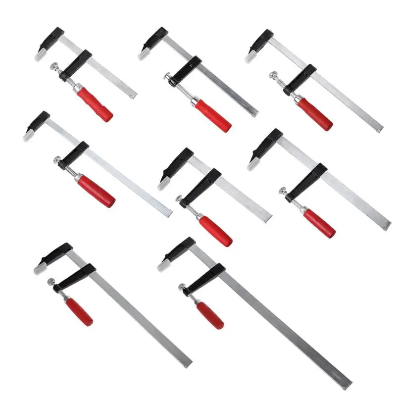 Heavy Duty F-Clamp Bar Clip Clamp For Woodworking High Strength Wood Clamping Carpenter DIY Hand Tool 8 Sizes Hardware Clamps
Heavy Duty F-Clamp Bar Clip Clamp For Woodworking High Strength Wood Clamping Carpenter DIY Hand Tool 8 Sizes Hardware Clamps
