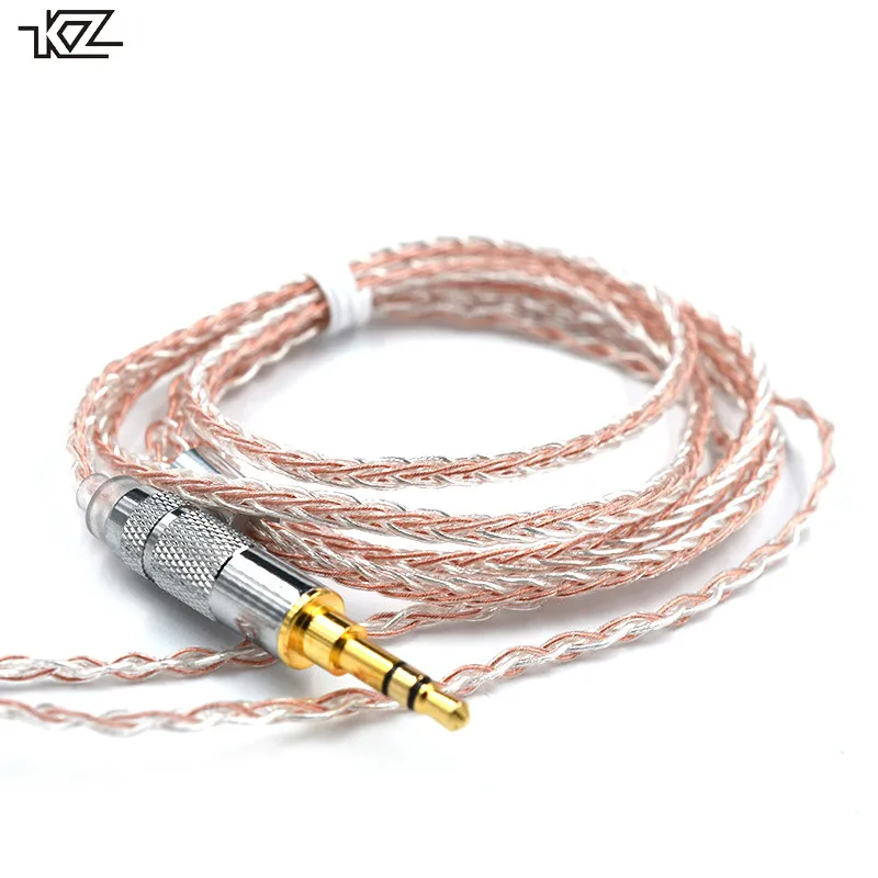 KZ 3,5 мм 2Pin/MMCX 8-жильный Медный Серебряный смешанный кабель используется для SE846 KZ ZS4/ZS5/ZS6/ZSA/ED16 ZSN/ZST/ES4/ZS10/AS10/BA10
KZ 3,5 мм 2Pin/MMCX 8-жильный Медный Серебряный смешанный кабель используется для SE846 KZ ZS4/ZS5/ZS6/ZSA/ED16 ZSN/ZST/ES4/ZS10/AS10/BA10