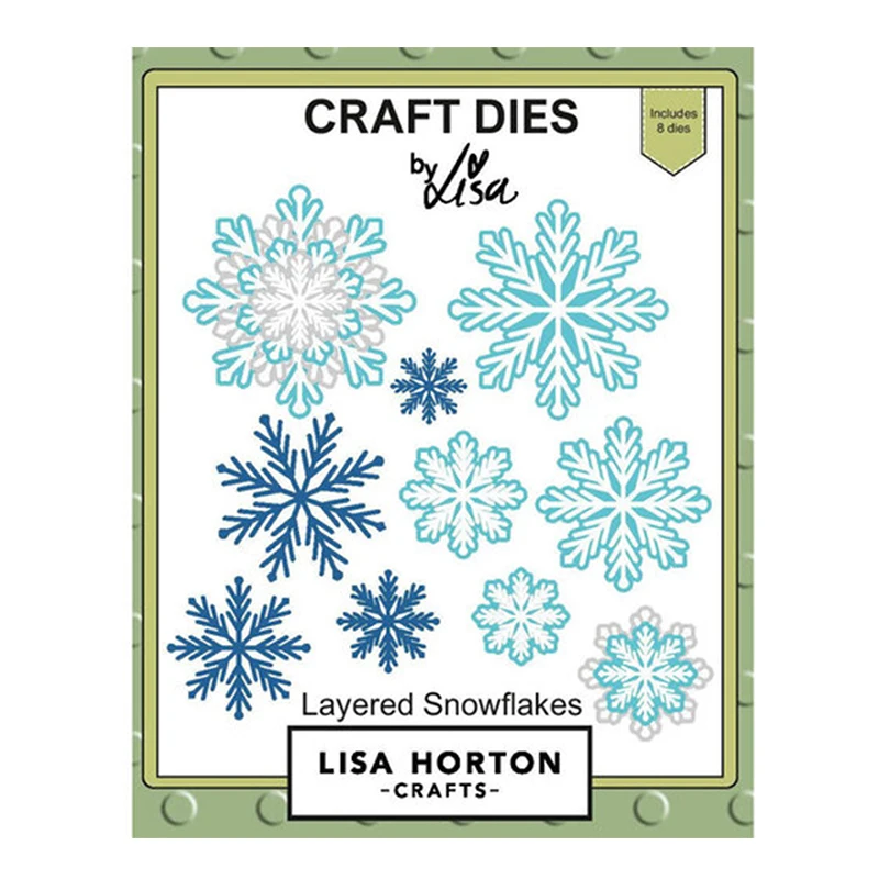 Layered Snowflakes Metal Cutting Dies Craft for Scrapbooking Handmade Tool Knife Mould Blade Punch Stencils Dies Cut Model Decor
Layered Snowflakes Metal Cutting Dies Craft for Scrapbooking Handmade Tool Knife Mould Blade Punch Stencils Dies Cut Model Decor
