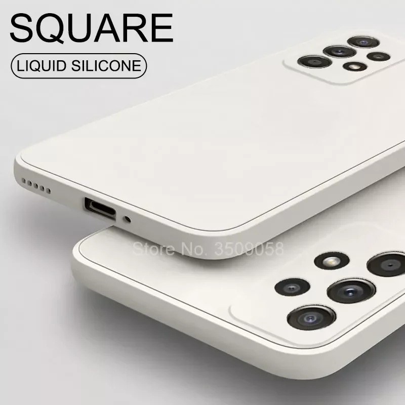 Square Liquid Soft Silicone Back Cover On For Samsung Galaxy A52 A52S A 52 S 52S 5G 4G 2021 Case Shockproof Protect Fundas Coque
Square Liquid Soft Silicone Back Cover On For Samsung Galaxy A52 A52S A 52 S 52S 5G 4G 2021 Case Shockproof Protect Fundas Coque