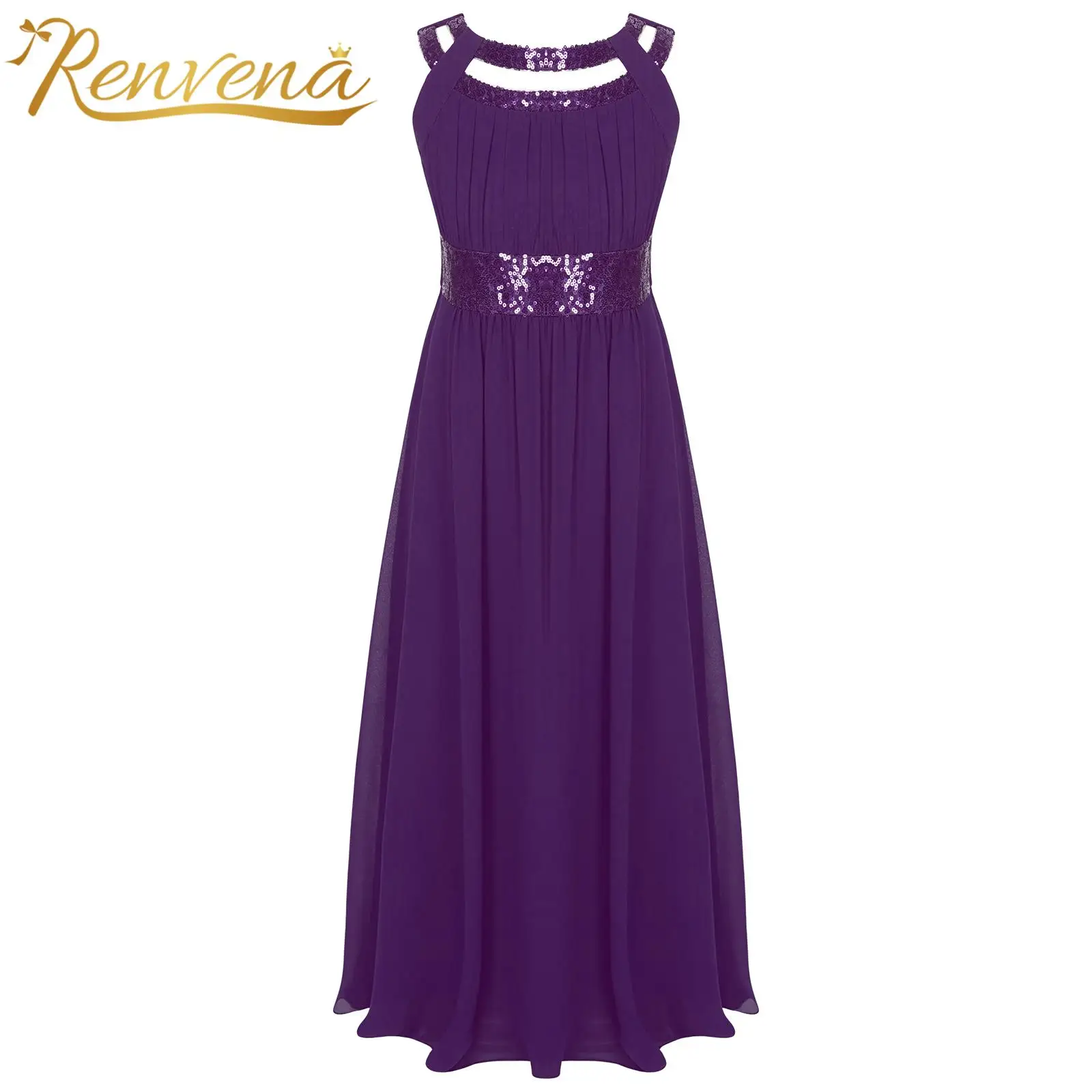 Teens Kids Girls Pleated Chiffon Dress Shiny Sequins Wedding Costume for Evening Formal Children Princess Party Pageant Dress
Teens Kids Girls Pleated Chiffon Dress Shiny Sequins Wedding Costume for Evening Formal Children Princess Party Pageant Dress