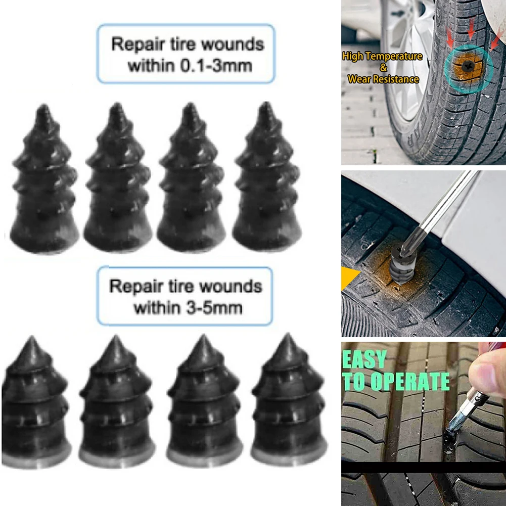 8PCS Car Tire Repair Rubber Nails Faulty Set Tire Repair Kit Car Truck Bus Motorcycle Scooter 4 Small 4 Large Repair Your Tire
8PCS Car Tire Repair Rubber Nails Faulty Set Tire Repair Kit Car Truck Bus Motorcycle Scooter 4 Small 4 Large Repair Your Tire