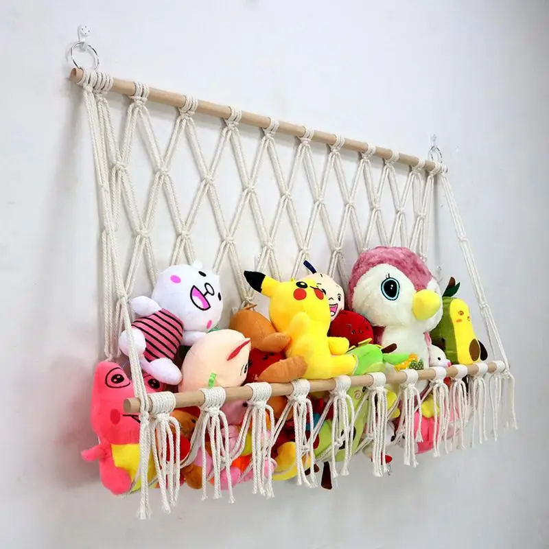 

Storage Hammock Stuffed Toys Organizer Toy Net Fits Stuffed Animals As Great Gift For Boys And Girls Instead Of Bins And Toy