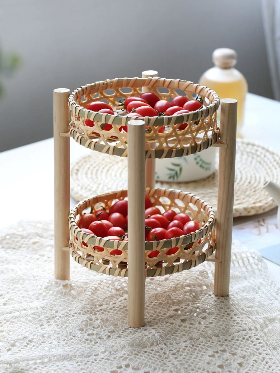 Handmade Bamboo Storage Basket Fruit Dessert Plate Storage Box Household Snack Candy Basket Bamboo Basket Display Stand
Handmade Bamboo Storage Basket Fruit Dessert Plate Storage Box Household Snack Candy Basket Bamboo Basket Display Stand