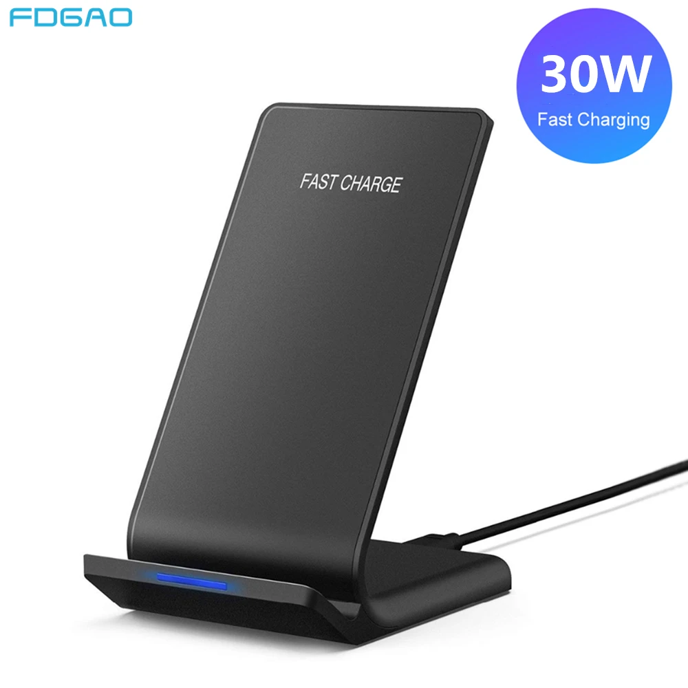 FDGAO 30W Wireless Charger Stand For iPhone 14 13 12 11 Pro XS MAX XR X 8 Samsung S22 S21 S20 Type C Fast Charging Dock Station
FDGAO 30W Wireless Charger Stand For iPhone 14 13 12 11 Pro XS MAX XR X 8 Samsung S22 S21 S20 Type C Fast Charging Dock Station