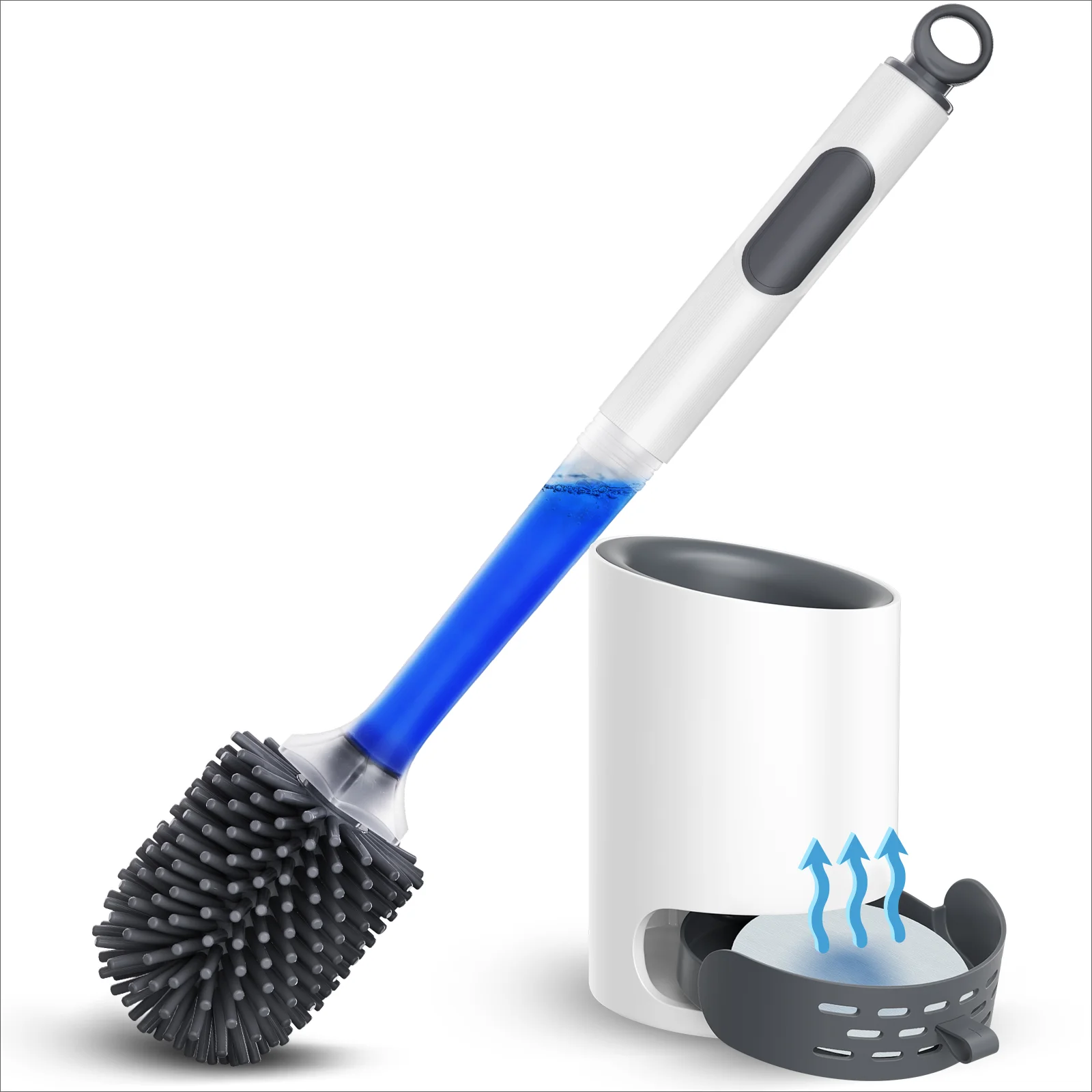 Hamitor Toilet Brush With Holder Toilet Brush with Cleaner Toilet Bowl Brush Scrubber Bowl Cleaner Brush Set Soft Toilet Brush
Hamitor Toilet Brush With Holder Toilet Brush with Cleaner Toilet Bowl Brush Scrubber Bowl Cleaner Brush Set Soft Toilet Brush