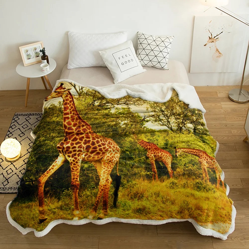 Africa Giraffe Grassland Sunset Plush Throw Blanket Sherpa Fleece Bedspread Blankets Sofa Cover Bedding Picnic Wool Soft Blanket
Africa Giraffe Grassland Sunset Plush Throw Blanket Sherpa Fleece Bedspread Blankets Sofa Cover Bedding Picnic Wool Soft Blanket