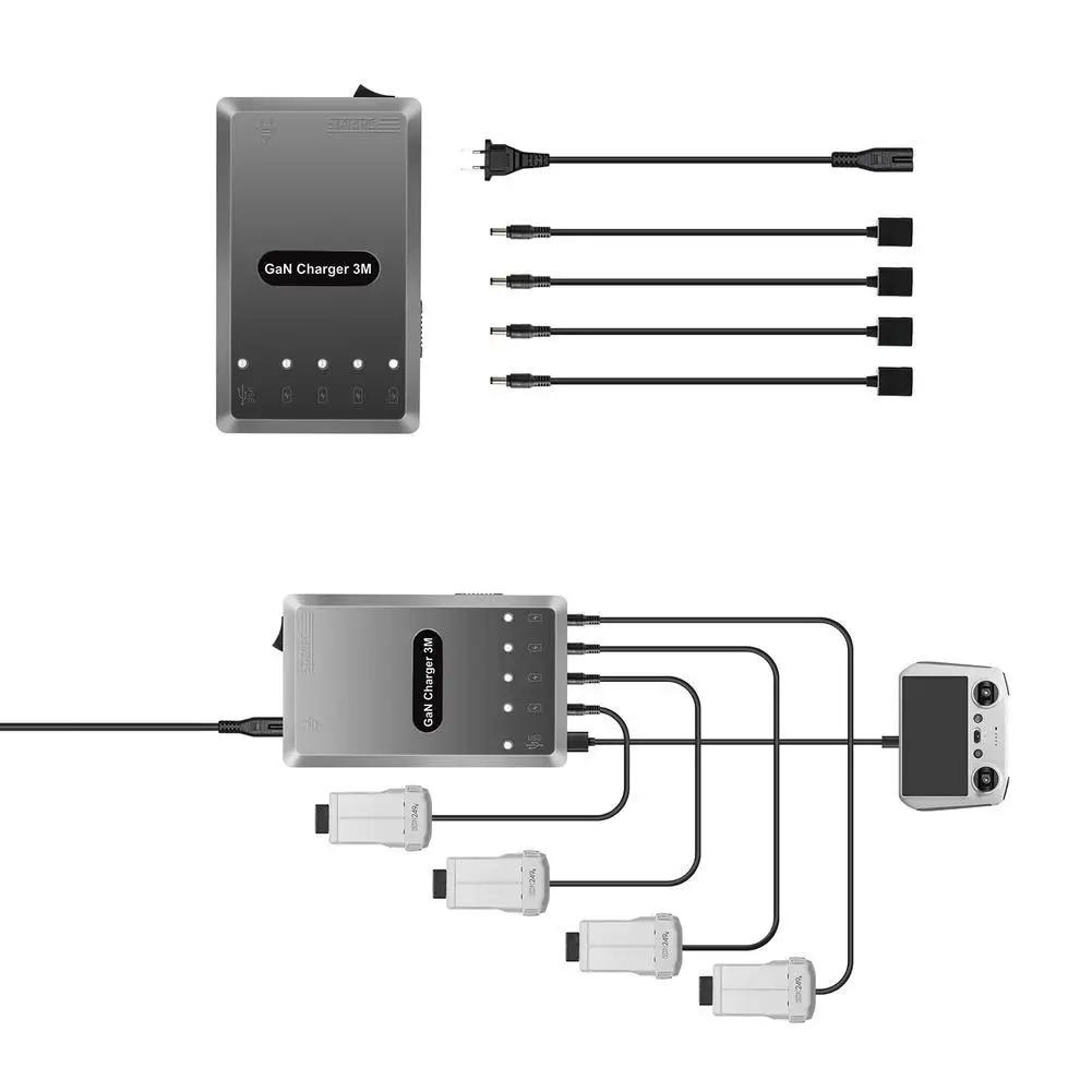 4-in-1 Battery Charger Gallium Nitride 120w Charging Adapter Compatible For Dji Mavic 3 Classicmavic 3
4-in-1 Battery Charger Gallium Nitride 120w Charging Adapter Compatible For Dji Mavic 3 Classicmavic 3