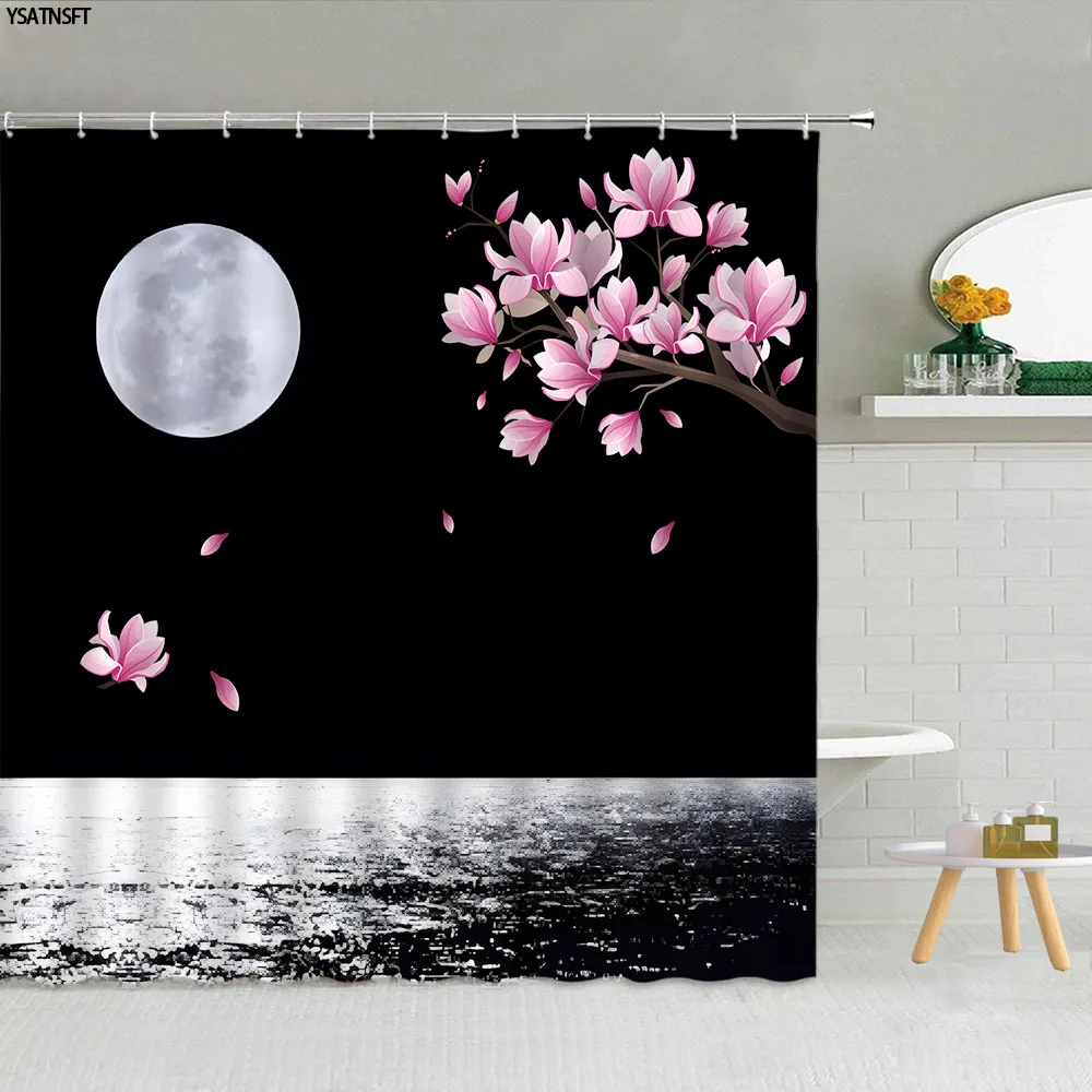 

3D Simple Raindrops Shower Curtain Water Background Dandelion High Quality Bathroom Supplies With Hooks Bath Curtains Drops Blue
