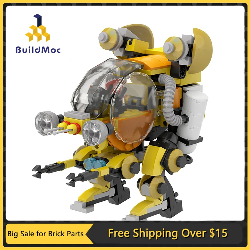 MOC Tapir Mining Mecha Mk1 Mini Robot Building Blocks Kit Mechanical Figure Brickheadz Brick Model DIY Kids Brian Toys Gift
MOC Tapir Mining Mecha Mk1 Mini Robot Building Blocks Kit Mechanical Figure Brickheadz Brick Model DIY Kids Brian Toys Gift