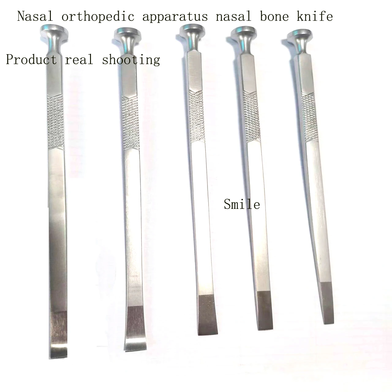 Nose bone knife tool nose bone chisel stainless steel spatula round handle nose bone knife nose plastic instrument
Nose bone knife tool nose bone chisel stainless steel spatula round handle nose bone knife nose plastic instrument