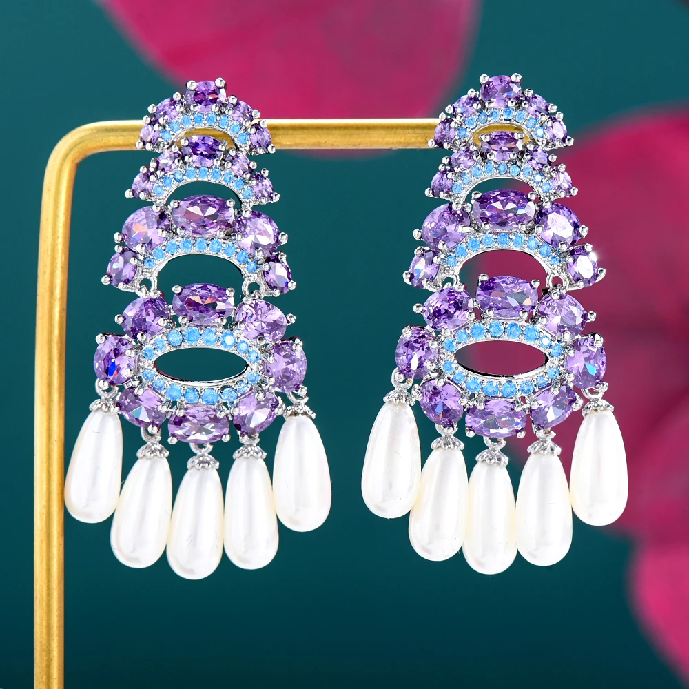 Jimbora Original Design Shiny CZ Pearls Pendant Earrings For Women Wedding Bridal Jewelry Trendy Noble High Quality 2022
Jimbora Original Design Shiny CZ Pearls Pendant Earrings For Women Wedding Bridal Jewelry Trendy Noble High Quality 2022