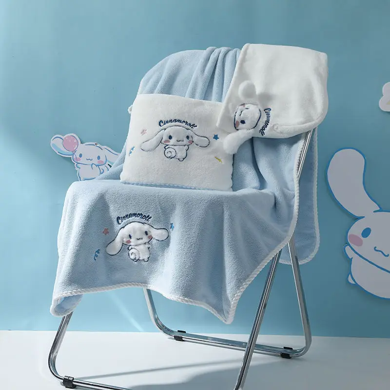 

Новое банное полотенце в стиле аниме Sanrio Cinnamoroll, шапочка для сухих волос, бытовые впитывающие полотенца, коралловый бархат, милый подарок на день рождения