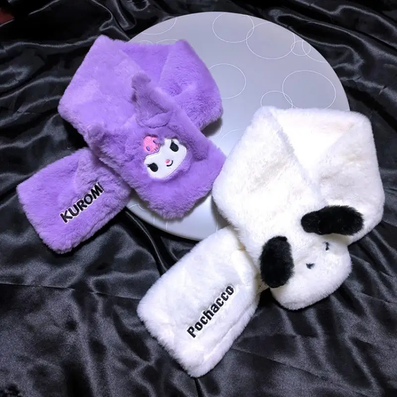 Cartoon Sanrio Plush Scarf Kuromi Accessories Cute Beauty Kawaii Anime Warm Outdoor Riding Fall and Winter Toys for Girls Gift
Cartoon Sanrio Plush Scarf Kuromi Accessories Cute Beauty Kawaii Anime Warm Outdoor Riding Fall and Winter Toys for Girls Gift