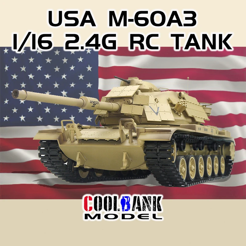 New 1:16 American M60a1 Main Battle Remote Control Tank Simulation Battle Tank Electric Toy Model Adult Toy Gift 
New 1:16 American M60a1 Main Battle Remote Control Tank Simulation Battle Tank Electric Toy Model Adult Toy Gift