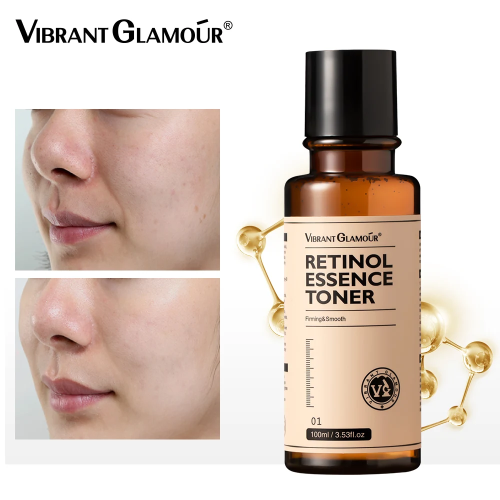 VIBRANT GLAMOUR Retinol Serum Toner Anti-Aging Whitening Brighten Moisturizing Remove Spot Skin Care 100ml 
VIBRANT GLAMOUR Retinol Serum Toner Anti-Aging Whitening Brighten Moisturizing Remove Spot Skin Care 100ml