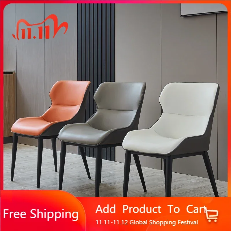Designer Portable Dining Chairs Luxury Modern Leather Balcony Dining Chairs Office Accents Ergonomic Desk Sillas Furniture GG
Designer Portable Dining Chairs Luxury Modern Leather Balcony Dining Chairs Office Accents Ergonomic Desk Sillas Furniture GG